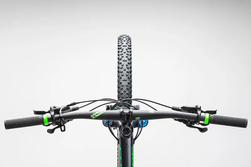 Cube Stereo 160 HPA SL 27.5 Mountain Bike 2017 Iridium/Green-1