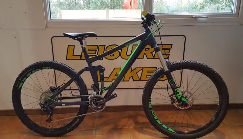 Second Hand 2016 Cube Stereo 160 HPA SL 18inch XT Iridium/Green-1