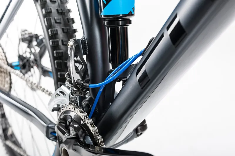 Cube Stereo 120 HPA Race Mountain Bike 2017 Iridium/Blue-4