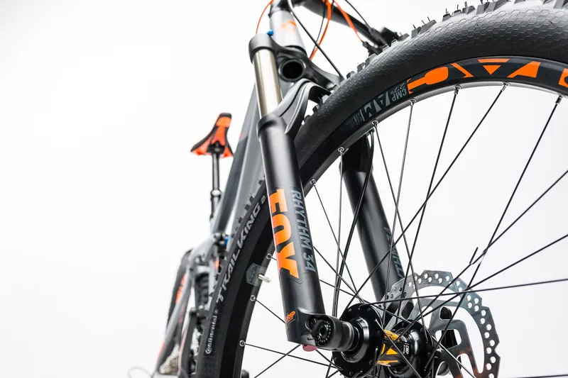 Cube Stereo 140 HPA Pro 27.5 Mountain Bike 2017 Grey/Flash Orange-5