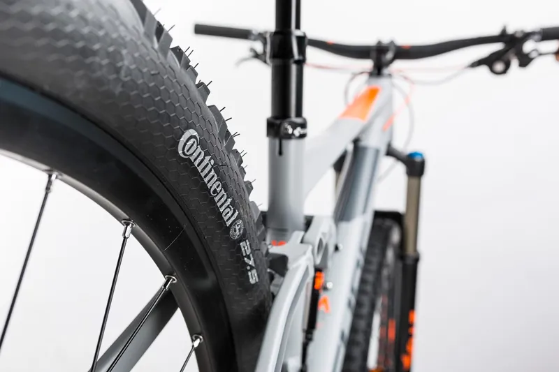 Cube Stereo 140 HPA Pro 27.5 Mountain Bike 2017 Grey/Flash Orange-8