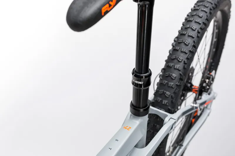 Cube Stereo 140 HPA Pro 27.5 Mountain Bike 2017 Grey/Flash Orange-9