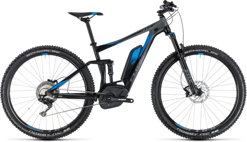 Cube Stereo Hybrid 120 Exc 500 Electric Mountain Bike 2018 Black/Blue
