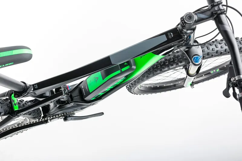 Cube Stereo Hybrid 120 HPA Race 500 27.5+ Electric Bike 2017 Blk/Grn-2