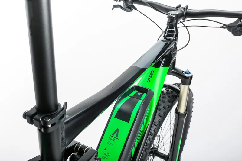 Cube Stereo Hybrid 120 HPA Race 500 27.5+ Electric Bike 2017 Blk/Grn-3