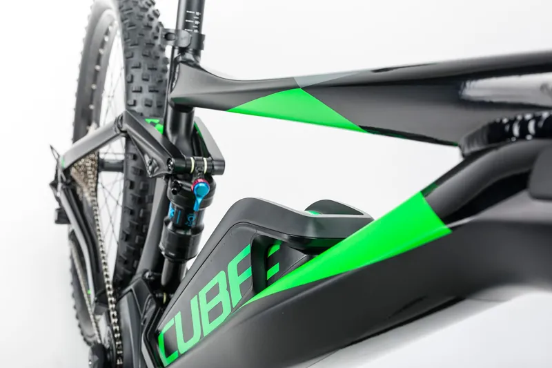 Cube Stereo Hybrid 120 HPA Race 500 27.5+ Electric Bike 2017 Blk/Grn-4