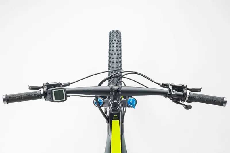 Cube Stereo Hybrid 160 HPA SL 500 27.5 Electric Bike 2017 Grey/Yellow-1