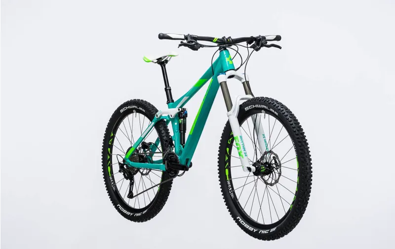 Cube Sting WLS 140 Race 27.5 Womens Mountain Bike 2017 Mint/Green-8