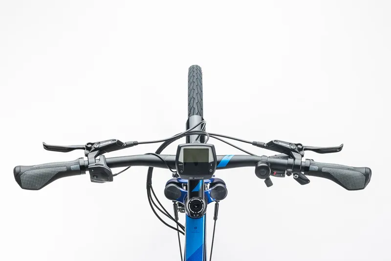 Cube Touring Hybrid 400 Electric Bike 2017 Blue-1