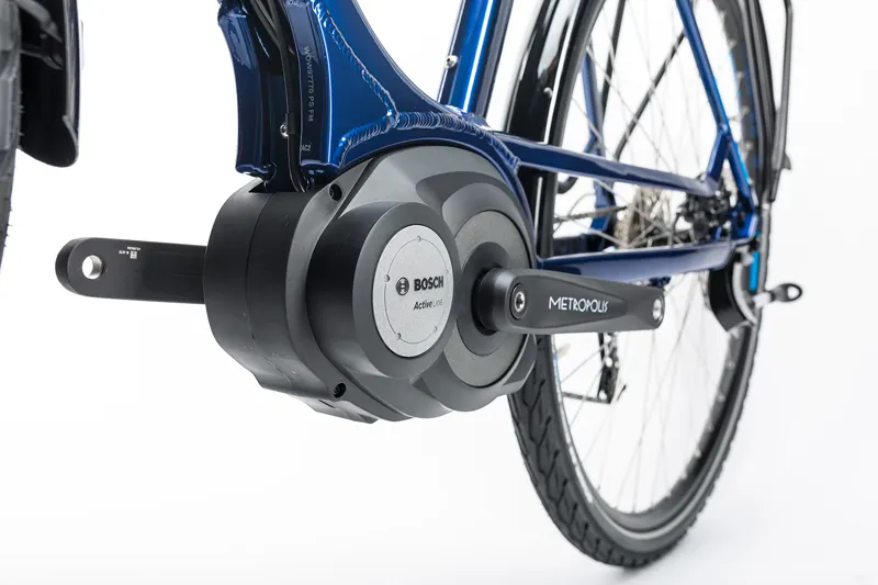 Cube Touring Hybrid 400 Electric Bike 2017 Blue-3