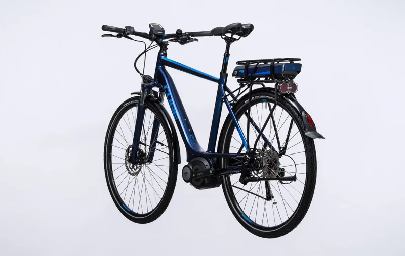 Cube Touring Hybrid 400 Electric Bike 2017 Blue-6