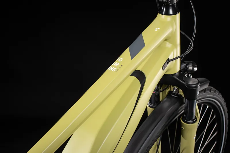 Cube Touring Hybrid One 500 Easy Entry Electric Bike 2020 Green/White-5