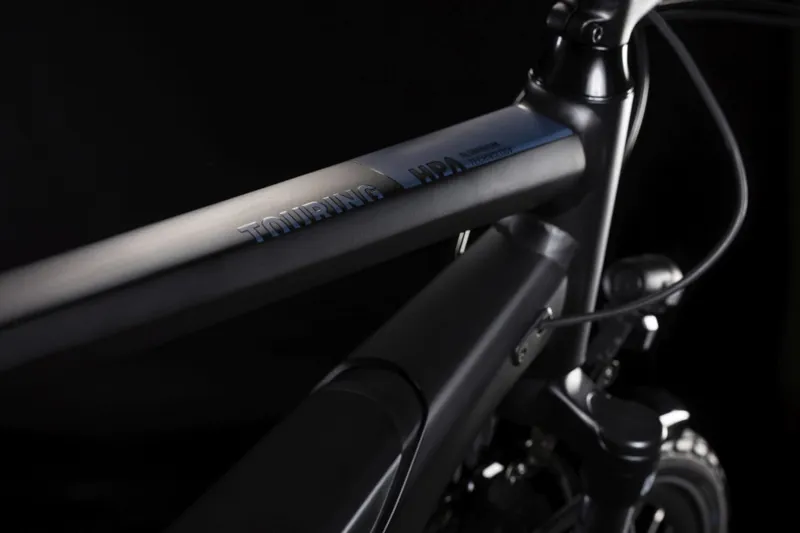 Cube Touring Hybrid One 400 Trapeze Electric Bike 2019 Black/Blue-2