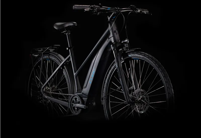 Cube Touring Hybrid One 400 Allroad Trapeze Electric Bike 2020 Iridium-1