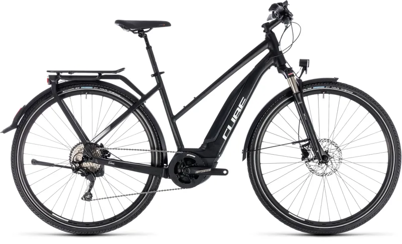 Cube Touring Hybrid Pro 400 Womens Electric Bike 2018 Black