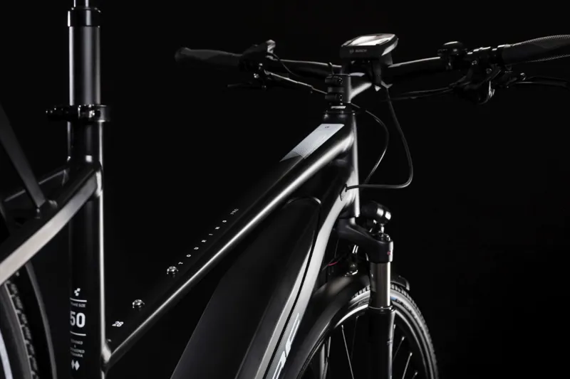 Cube Touring Hybrid Pro 500 Trapeze Electric Bike 2019 Black/White-2