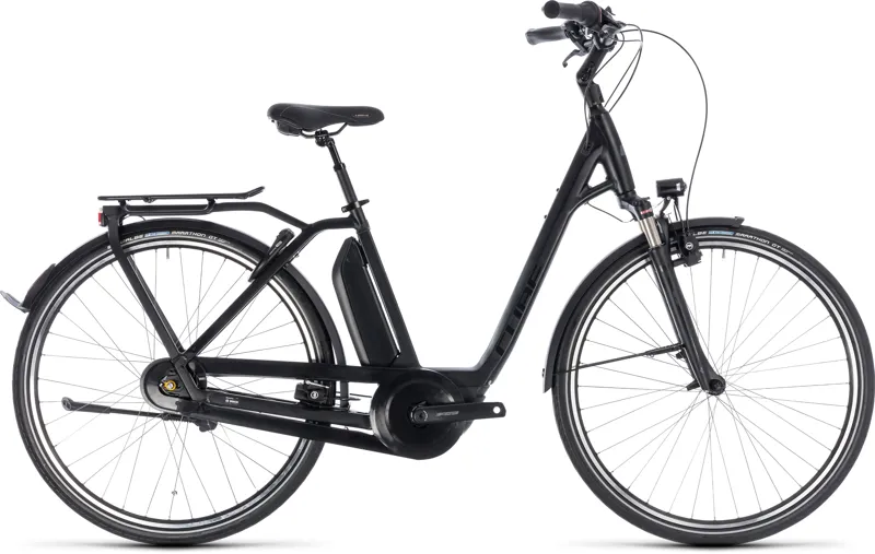 Cube Town Hybrid Pro 500 Step Thru Electric Bike 2018 Black