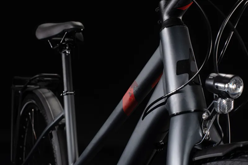 Cube Travel Trapeze Tour/Commute Bike 2020 Iridium/Red-1