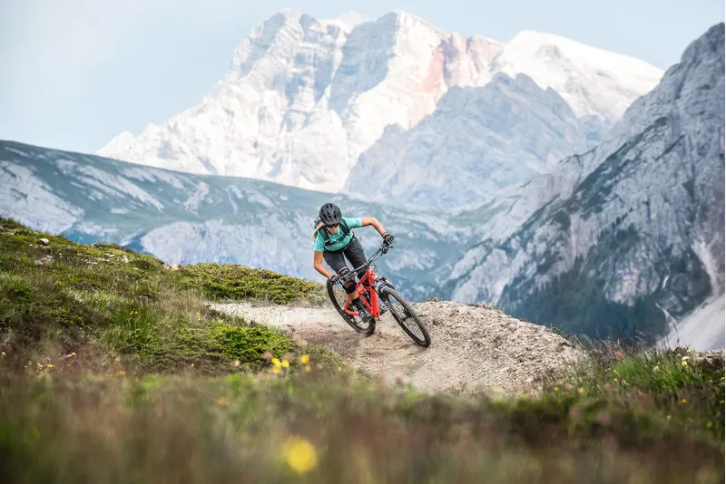 Cube Sting WLS 120 Pro 650b Womens Mountain Bike 2016 Blue/Kiwi-5