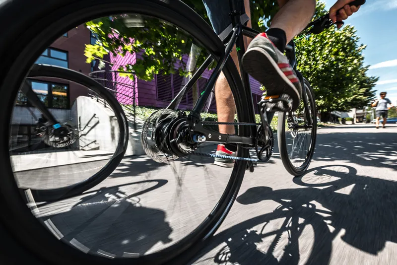 Cube Hyde Pro Hybrid Bike 2016 Black/White-3