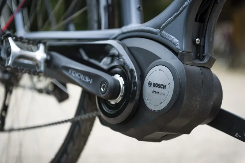 Cube Touring Hybrid 400 Electric Bike 2017 Grey/Red-7