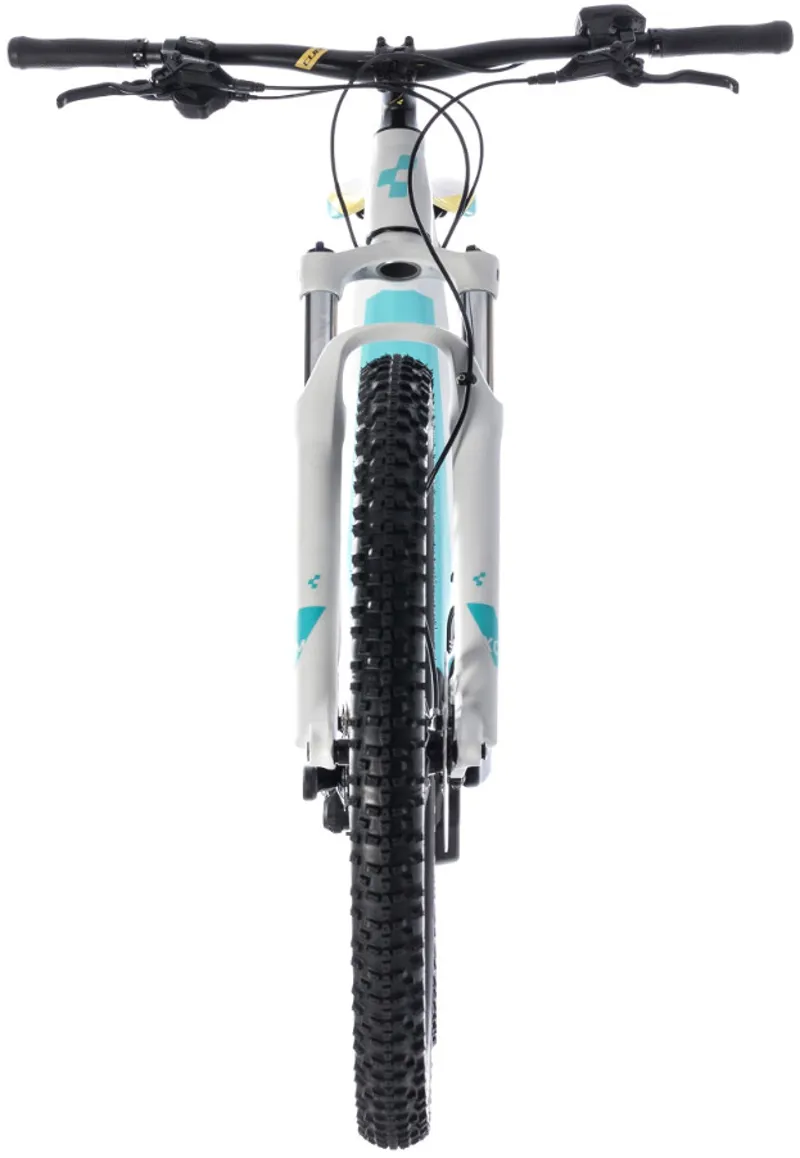 Cube Access Hybrid Pro 400 Womens Electric Bike 2018 White-1