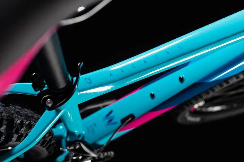 Cube Access SL Womens Mountain Bike 2018 Blue/Raspberry-4