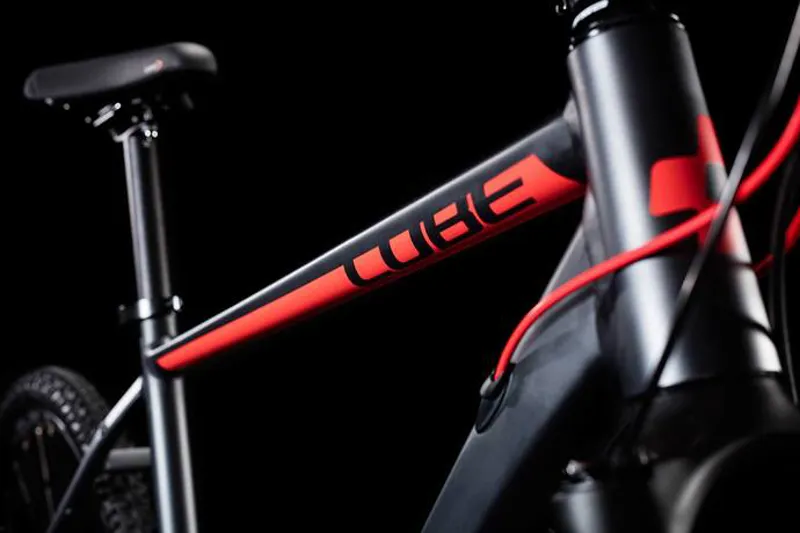 Cube Cross EXC Womens Hybrid Bike 2018 Iridium/Red-4