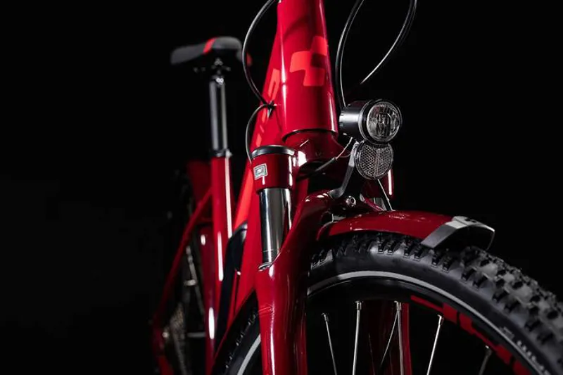 Cube Cross Hybrid Pro Allroad 400 Womens Electric Bike 2018 Red-4