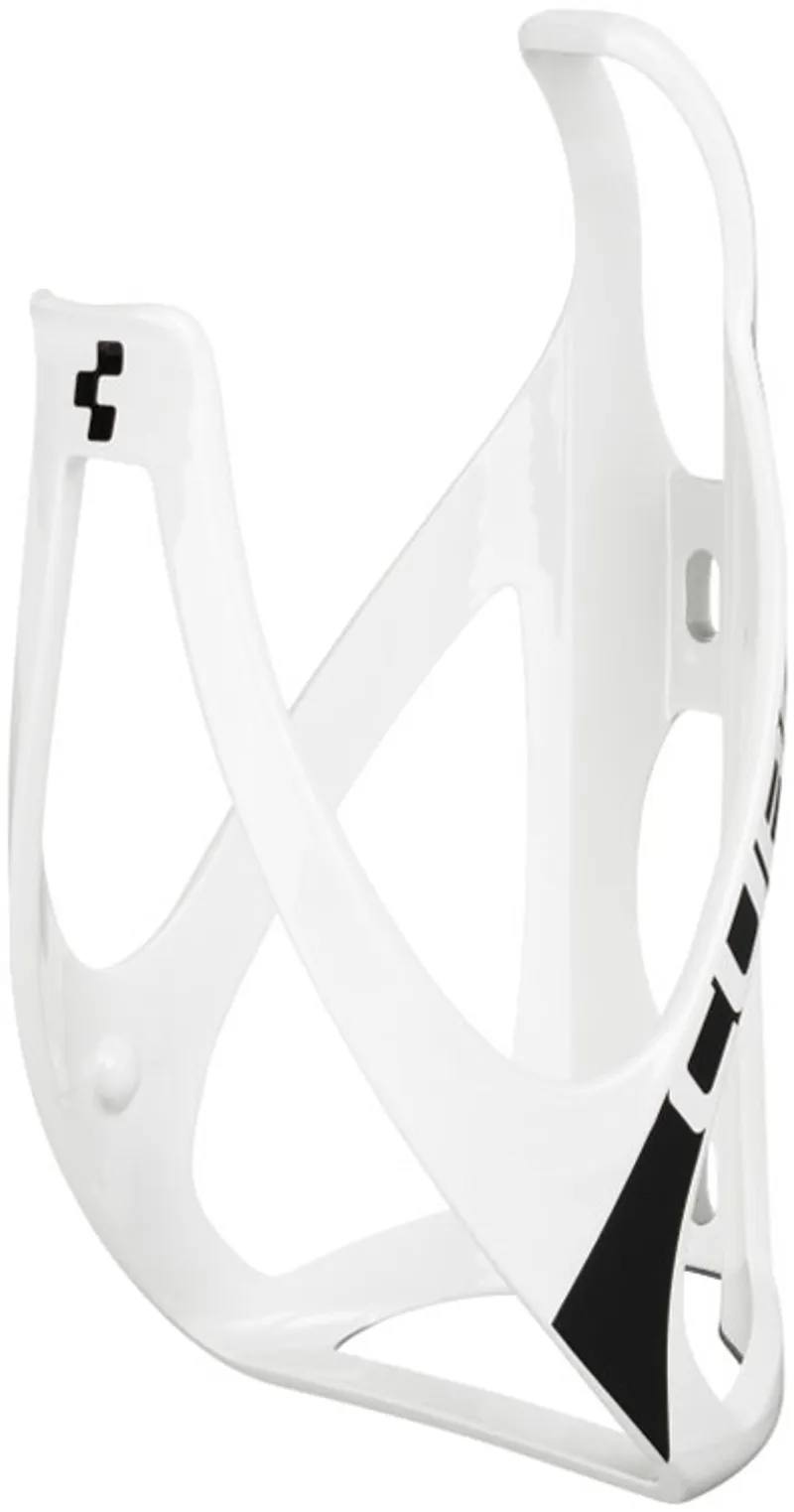 Cube HPP Bottle Cage Gloss White/Black