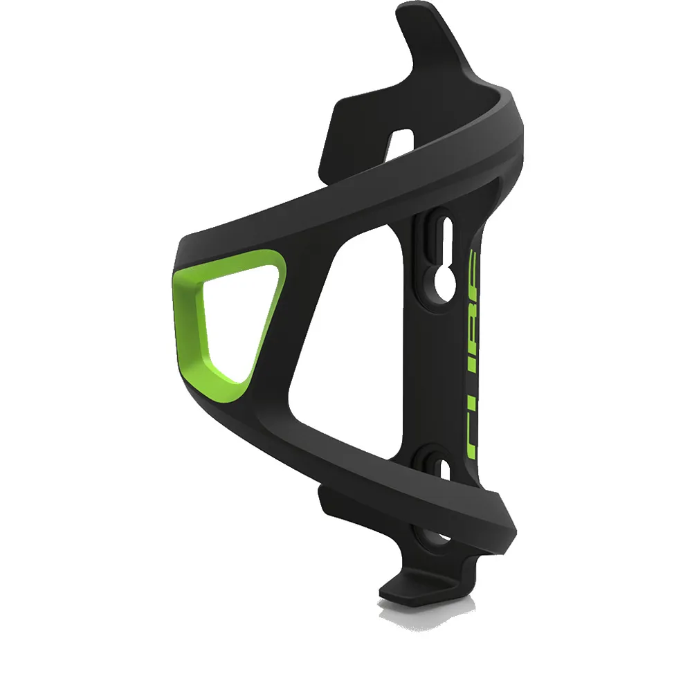 Cube Cube HPP Left-Hand Sidecage Bottle Cage Black/Green