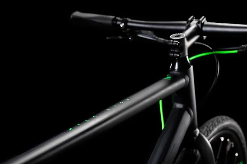 Cube Hyde Race Hybrid Bike 2018 Black/Green-4