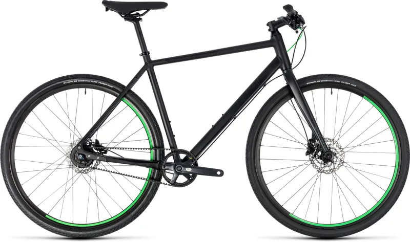 Cube Hyde Race Hybrid Bike 2018 Black/Green