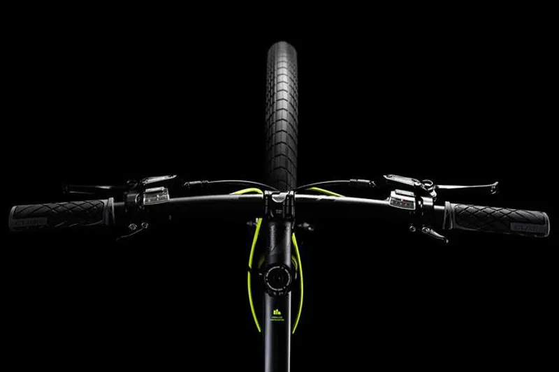 Cube Hyde Womens Hybrid Bike 2018 Black/Yellow-4