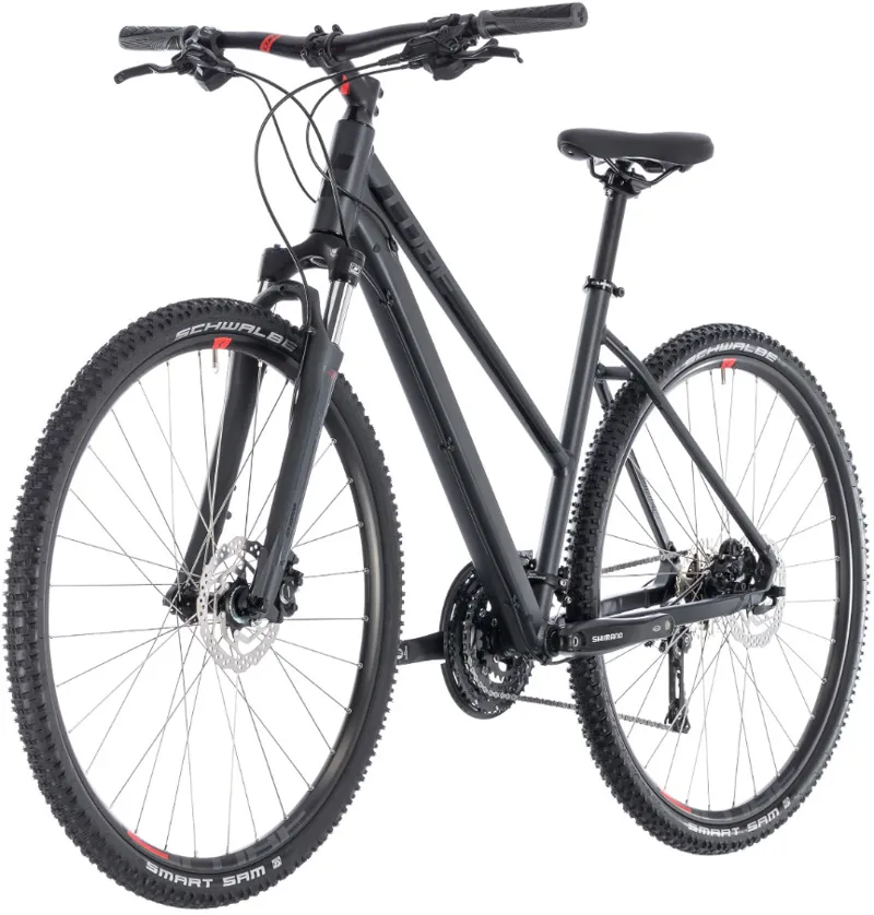 Cube Nature EXC Womens Hybrid Bike 2018 Iridium/Red-2