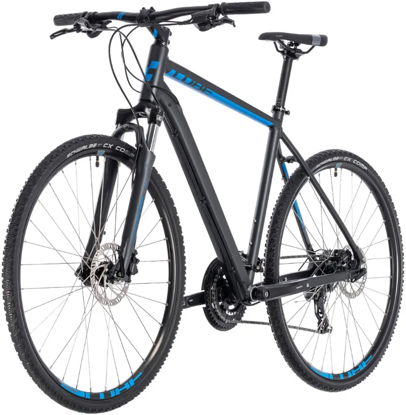 Cube Nature Womens Hybrid Bike 2018 Iridium Blue-2