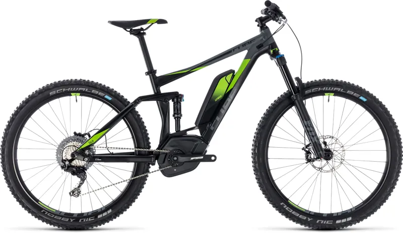 Cube Stereo Hybrid 140 Race 500 27.5 Electric Mountain Bike 2018 Black