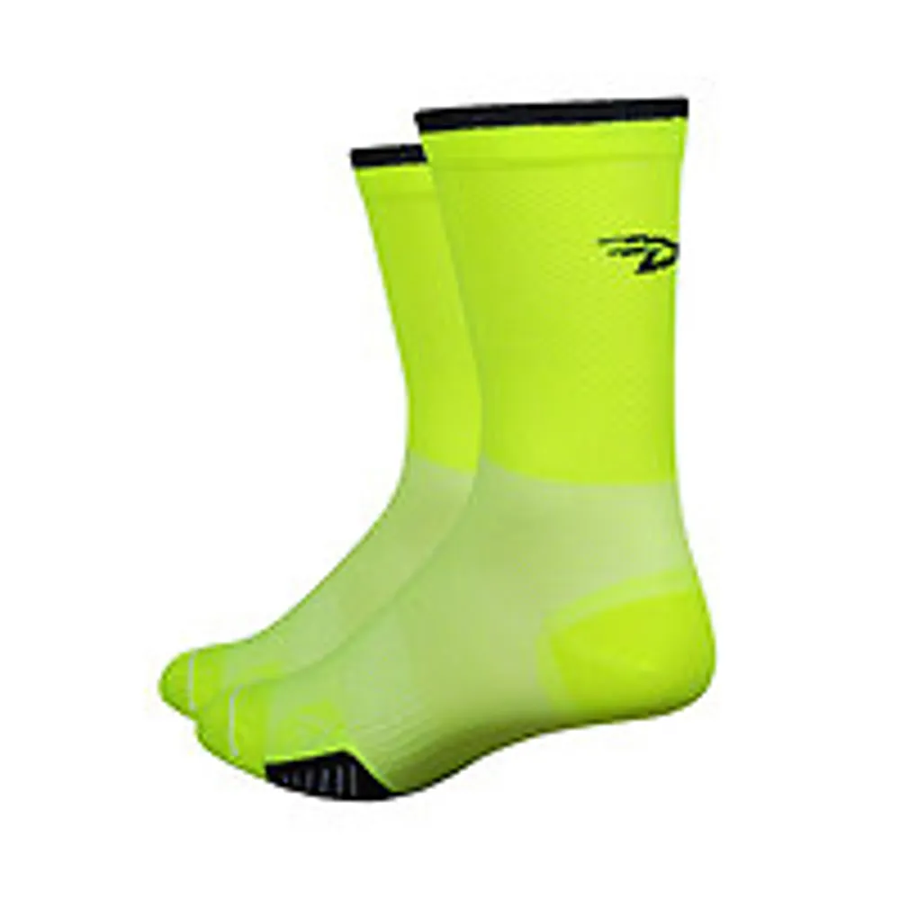 Image of Defeet Cyclismo 5 Socks Yellow/Black