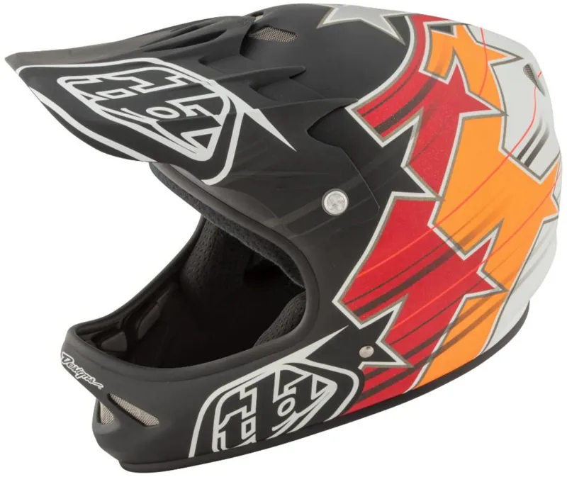 Troy Lee Designs D2 Full Face Helmet Black/Orange