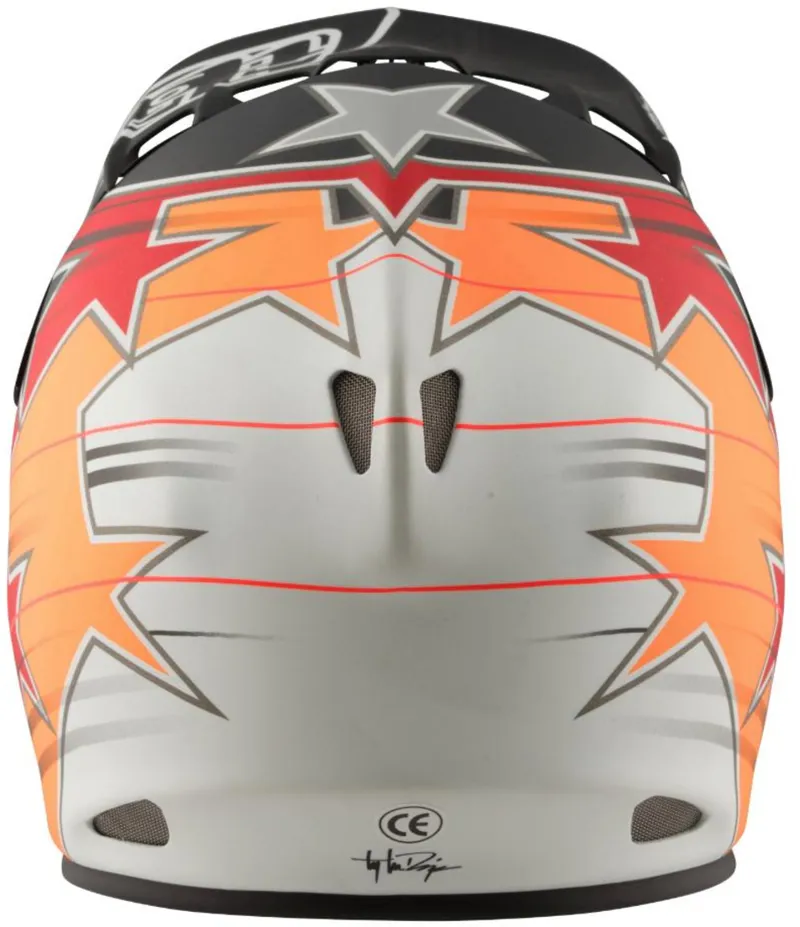 Troy Lee Designs D2 Full Face Helmet Black/Orange-4