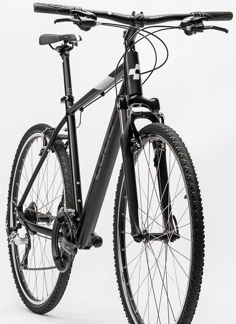 Cube Curve Womens Hybrid Bike 2016 Black/Grey/White-3