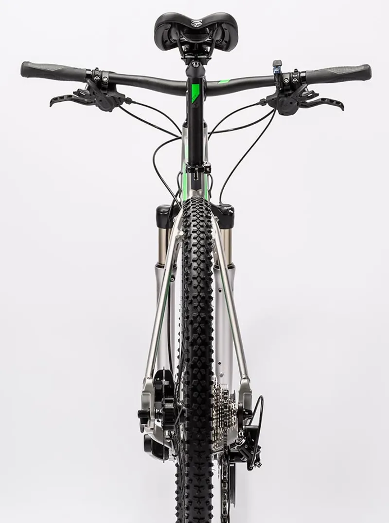 Cube Cross Pro Hybrid Bike 2016 Grey/Green-6
