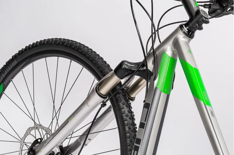 Cube Cross Pro Hybrid Bike 2016 Grey/Green-9