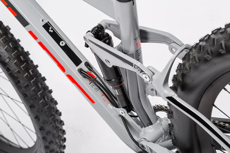 Cube Stereo 150 HPA Race 27.5 Plus Mountain Bike 2016 Grey/Flash Red-5