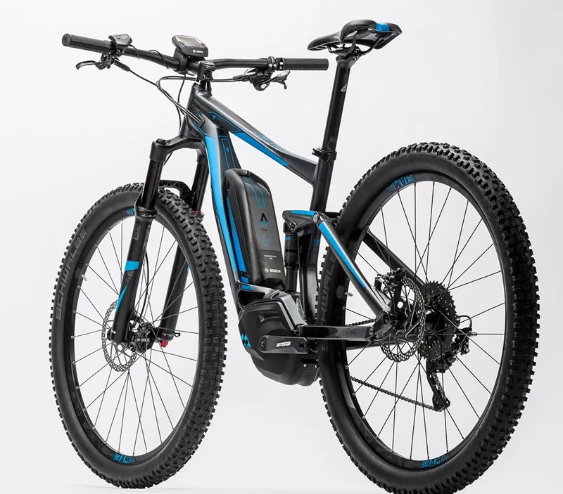 Cube Stereo Hybrid 120 HPA Race 500 29er Electric Bike 2016 Black/Blue-6