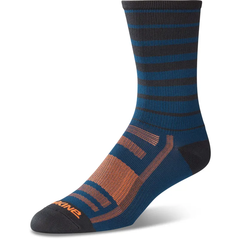 Dakine Singletrack MTB Socks Slate Blue Stripe