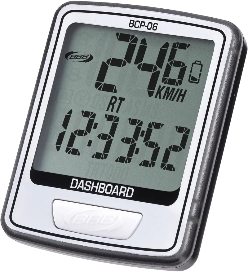 BBB Dashboard 12 Function Wireless Computer Black/White