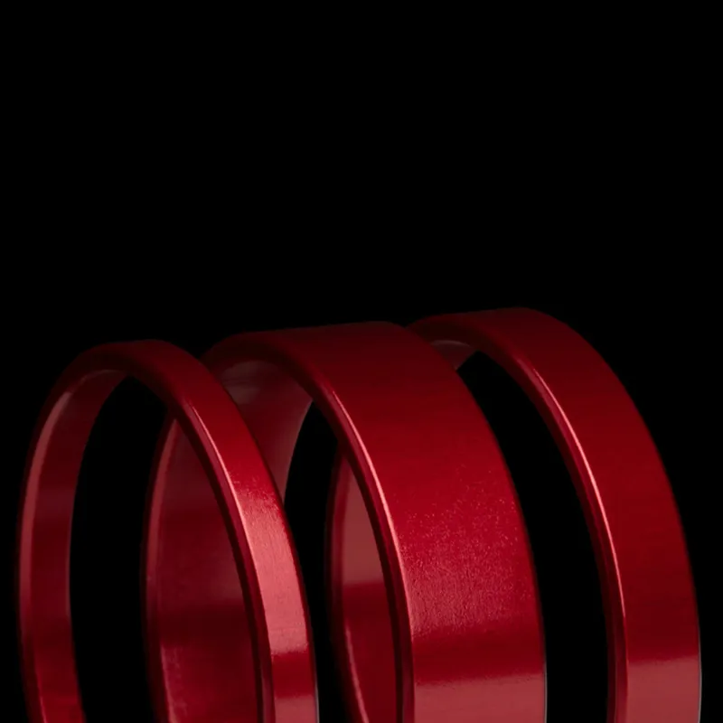 Deity Crosshair Headset Cap Kit Red-1