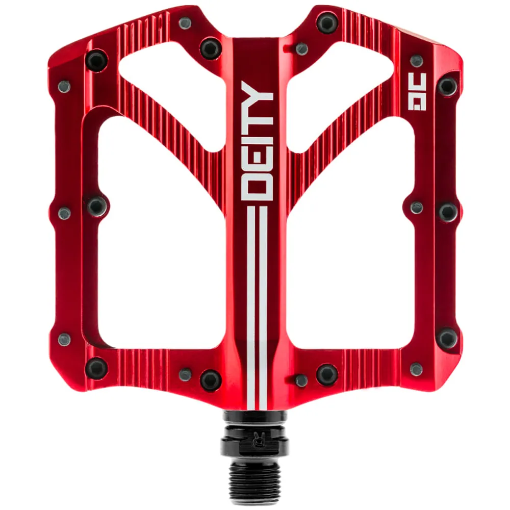 Image of Deity Bladerunner Flat Pedal Red