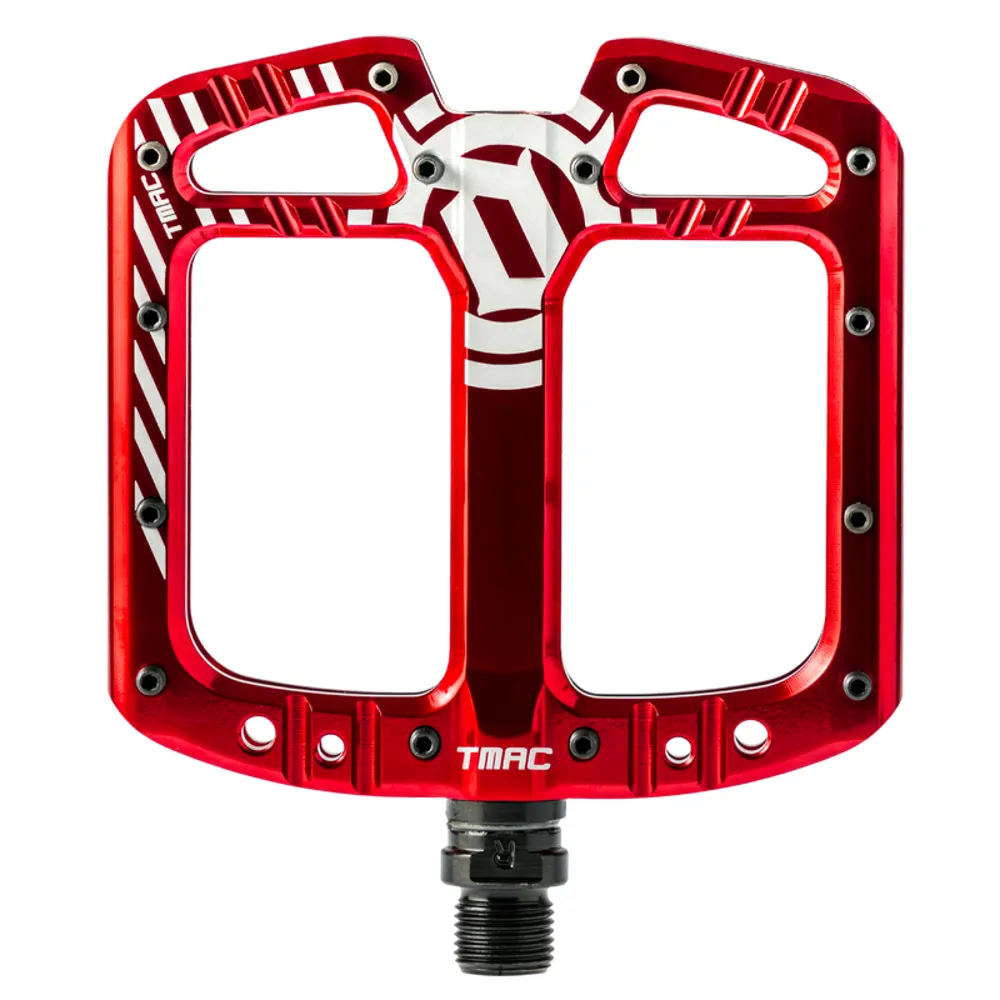 Image of Deity Tmac Flat Pedal Red